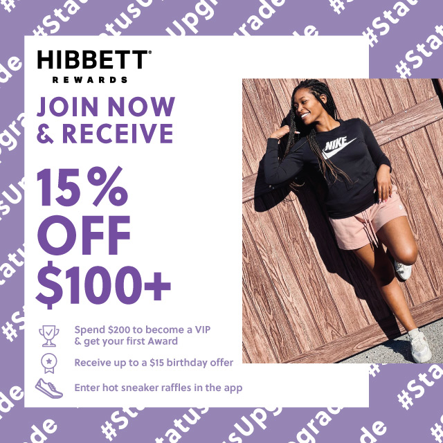 Upgrade your status Hibbett Sports